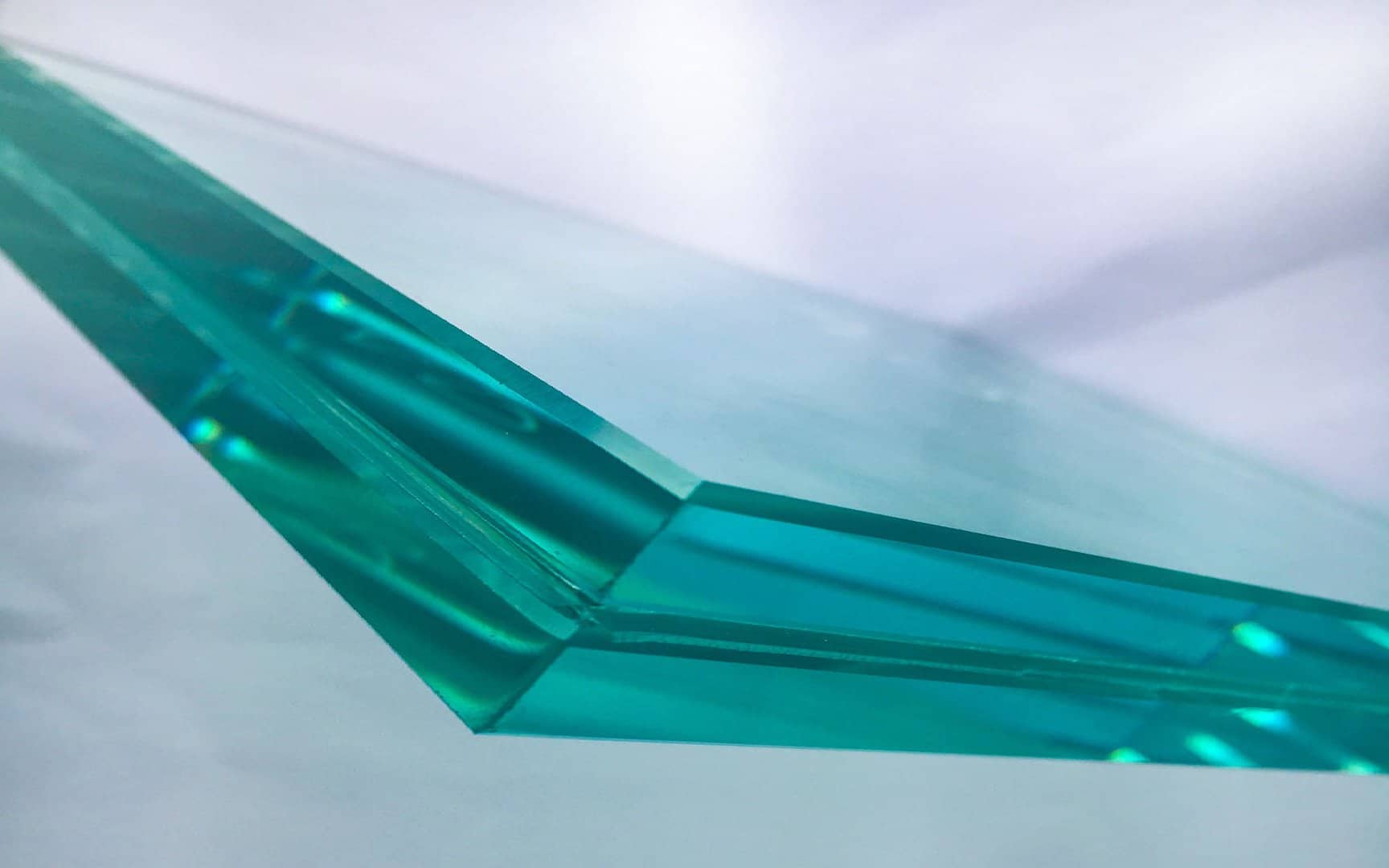 Laminated glass sample
